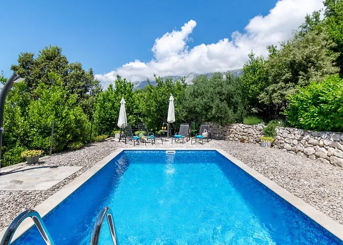 With Sea View - Private Heated Pool Villa Podgora (Split-Dalmatia)