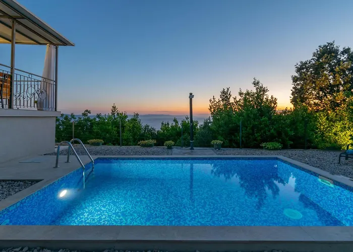 With Sea View - Private Heated Pool Villa Podgora (Split-Dalmatia)